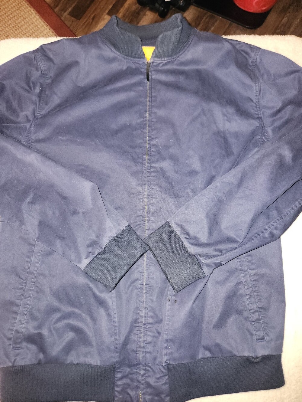Men's Navy Vintage Feild And Stream Jacket - Classic Lightweight Coat